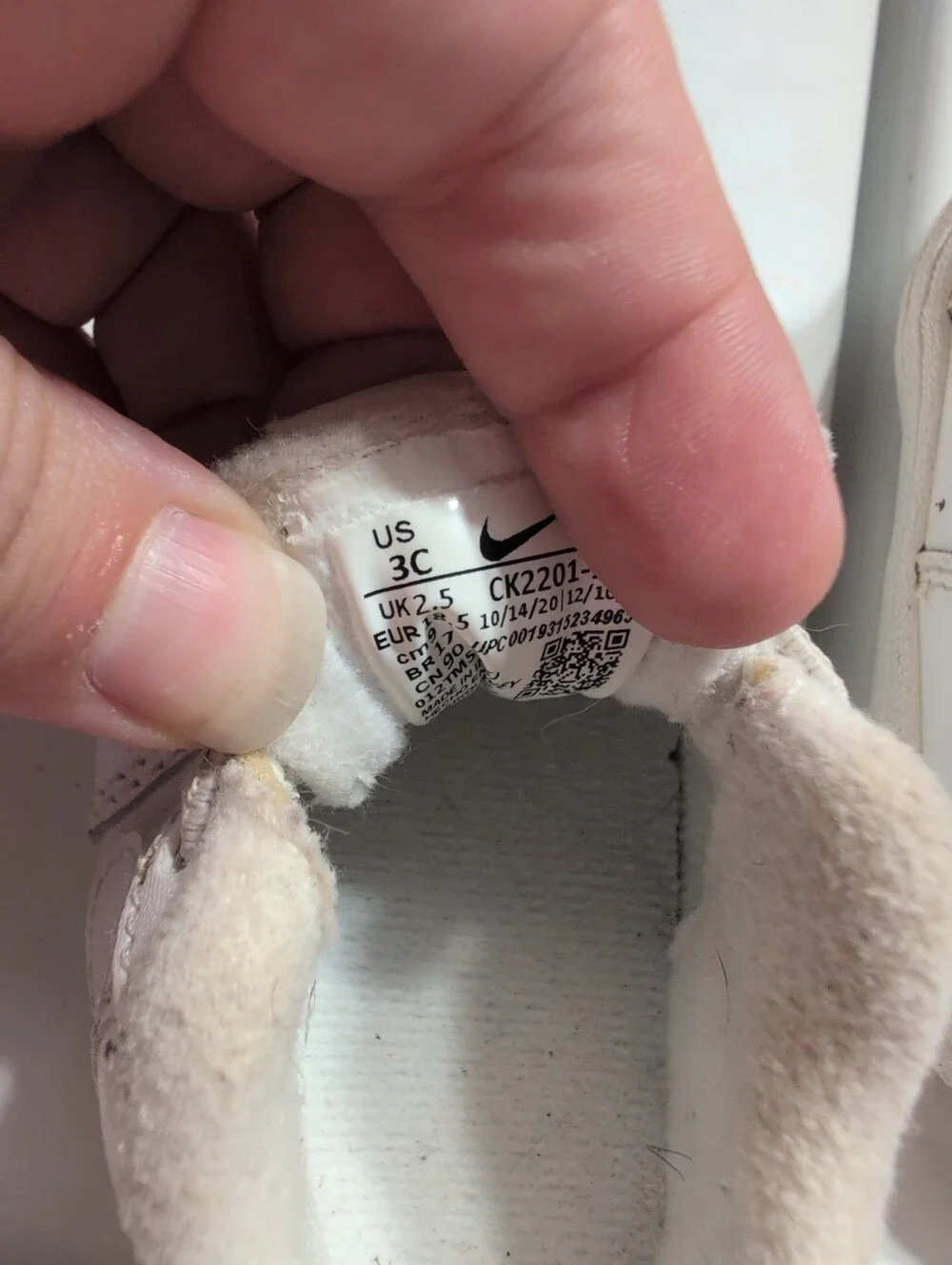 Nike Baby size 3 Soft Bottom Shoes